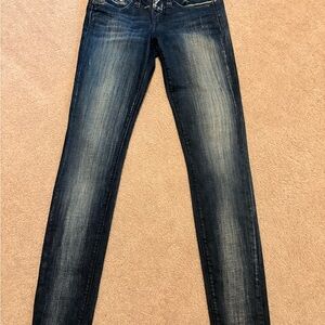 bebe Dark Blue Women's Skinny Jeans